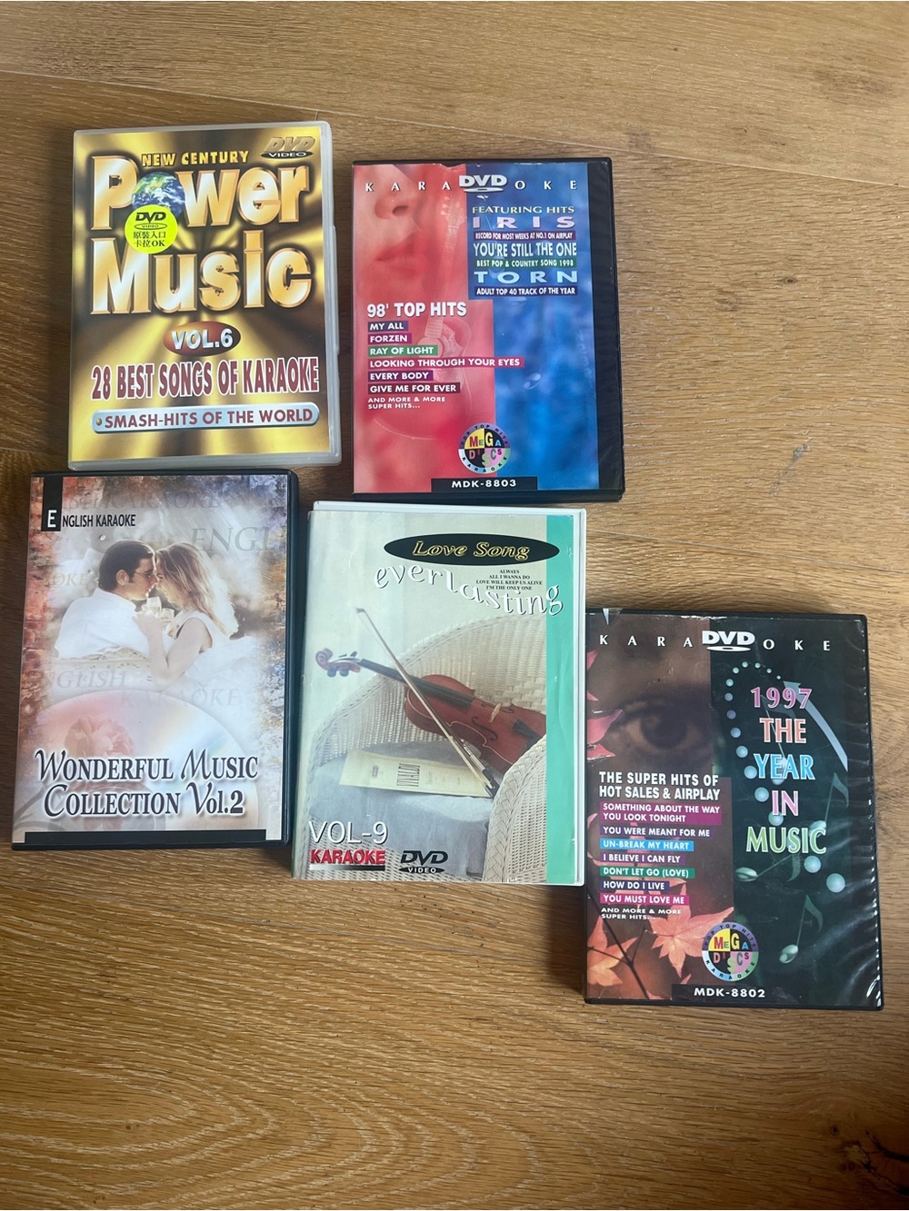 Karaoke DVD Collection - Mixed Colors